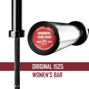 WOMAN WEIGHTLIFTING TRAINING BAR