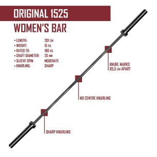 WOMAN WEIGHTLIFTING TRAINING BAR